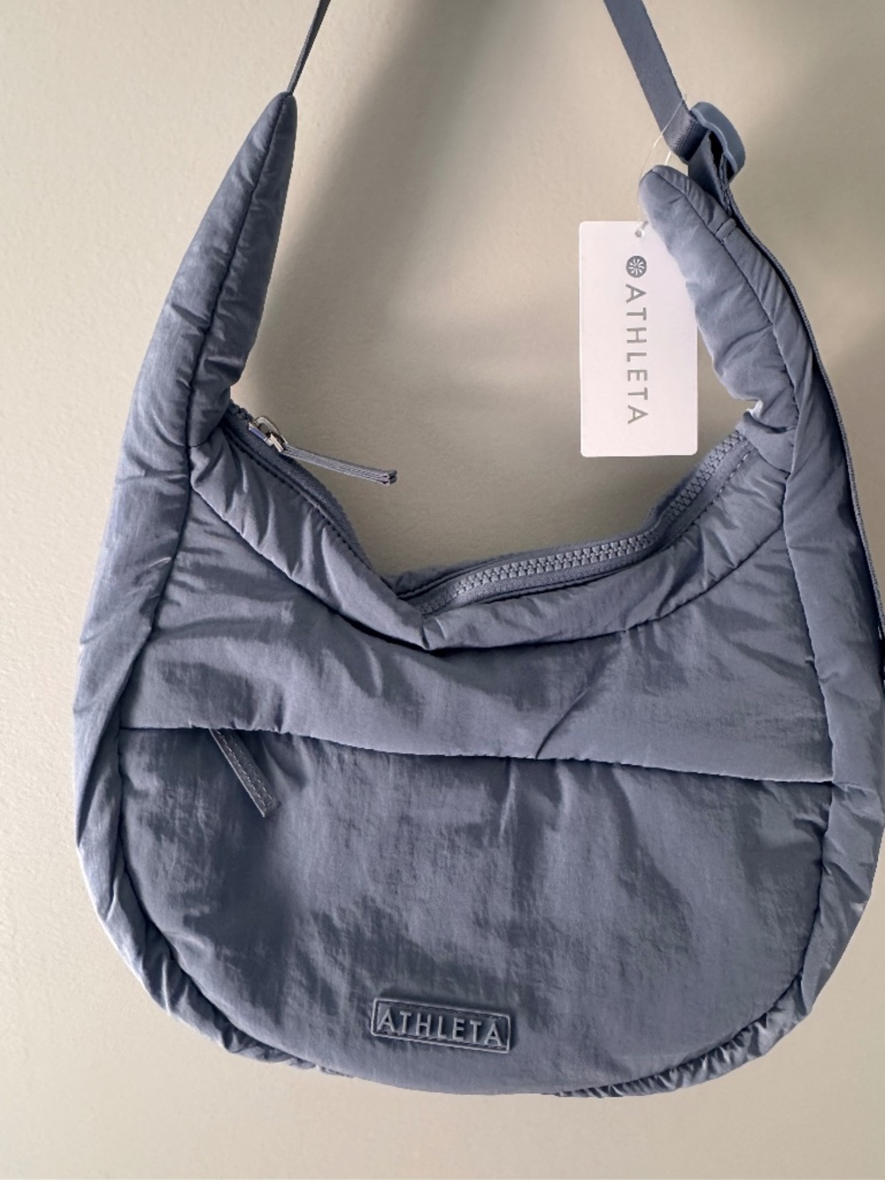 NWT Athleta All About Sheen Small Crossbody Hobo Bag